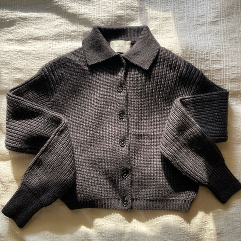ARITZIA Wilfred Nextdoor Sweater in Charcoal XS